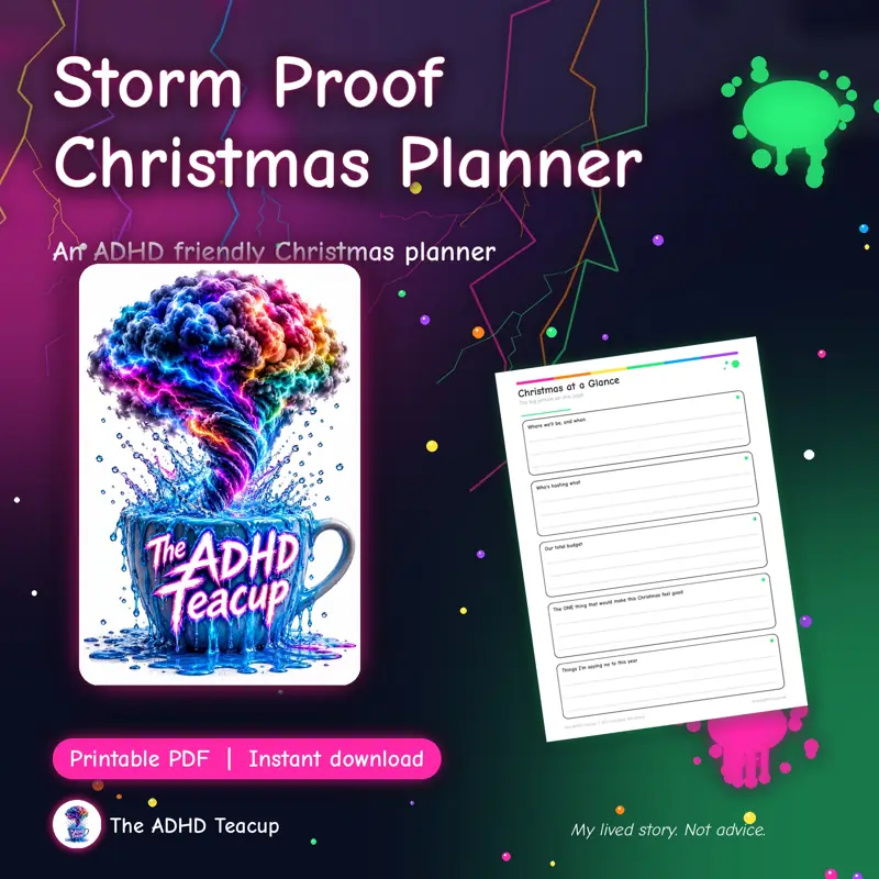 Storm Proof Christmas Planner, seasonal planner cover