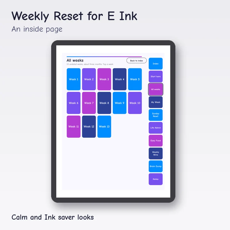 Storm Day and Weekly Reset for E Ink, preview image 3
