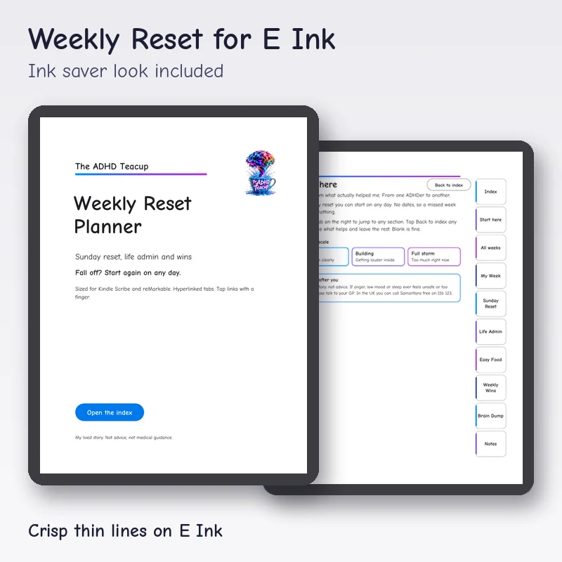 Weekly Reset for E Ink, preview image 4