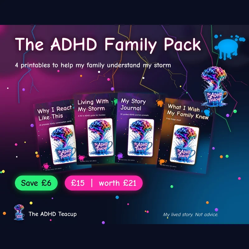 The ADHD Teacup Family Pack, main product image