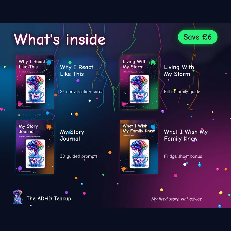 The ADHD Teacup Family Pack, preview image 2