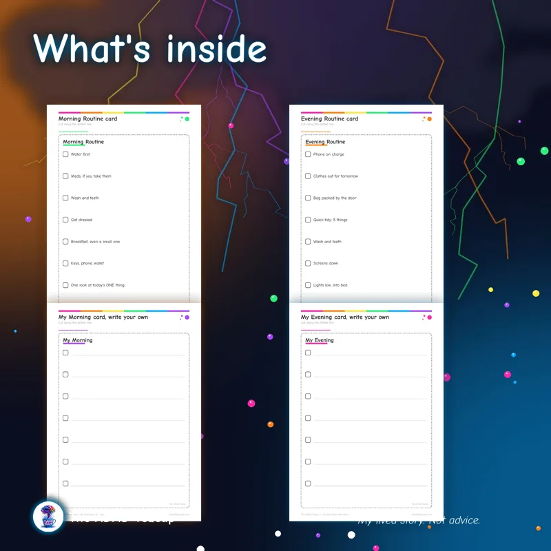 Morning and Evening Routine Cards, preview image 2