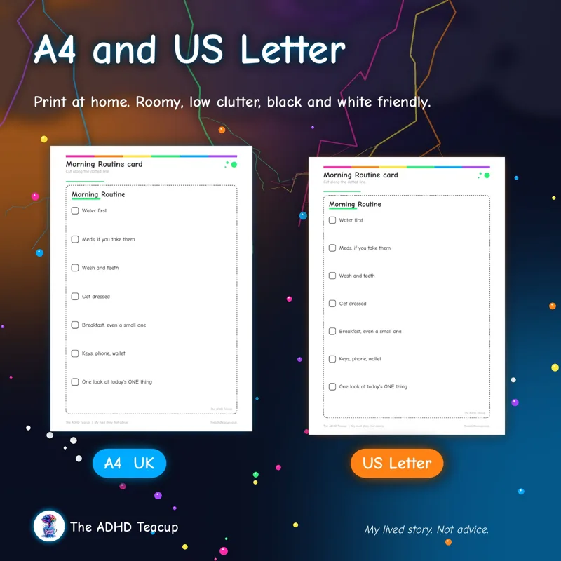 Morning and Evening Routine Cards, preview image 4