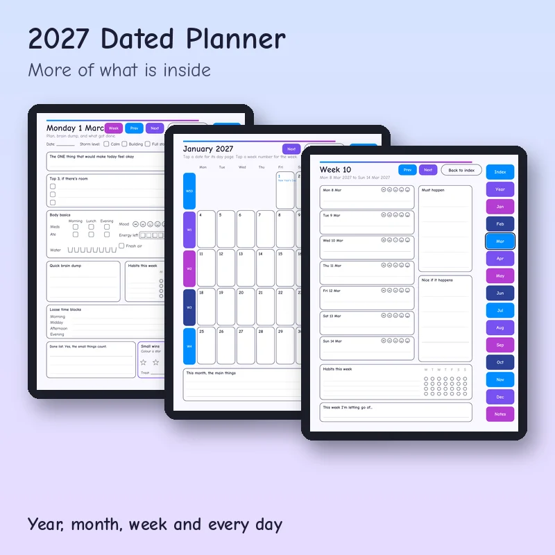 2027 Dated Planner, preview image 3