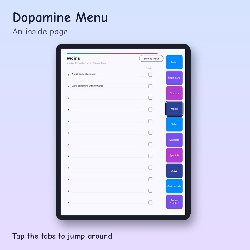 Dopamine Menu, preview image 2