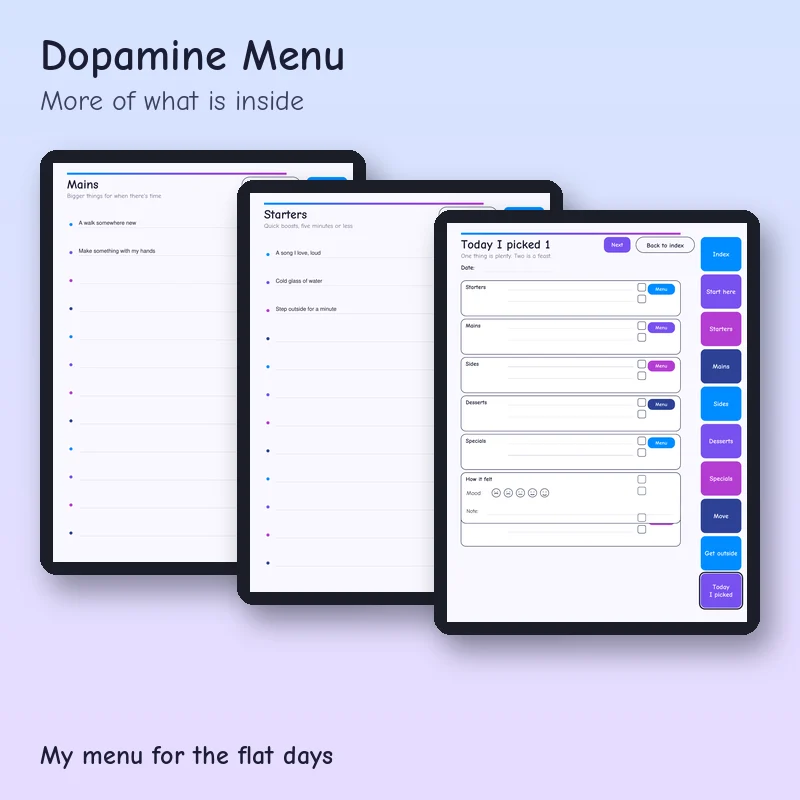 Dopamine Menu, preview image 3