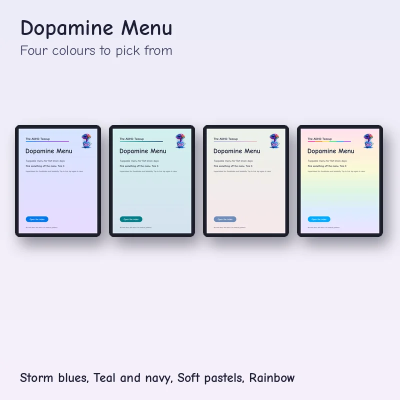 Dopamine Menu, preview image 4
